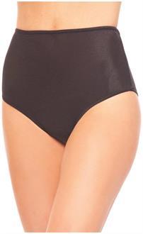 Glossy high waisted full brief