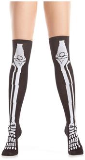 Skeleton Scare Knee Highs