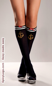 Navy Sailor Socks