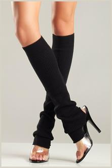 Ribbed Knit Leg Warmers