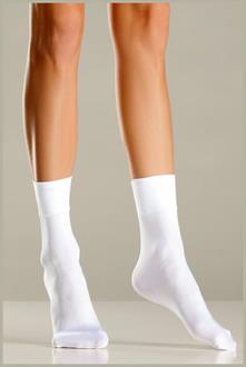 Nylon Ankle Socks Black