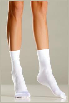 Nylon Ankle Socks White