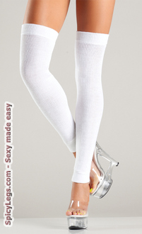 Acrylic thigh high leg warmer