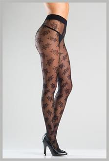 Floral Design Pantyhose