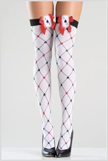 Playing Cards Thigh Highs