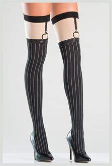 Opaque Thigh High Stockings