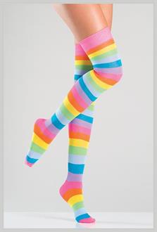 Neon Thigh High Stockings