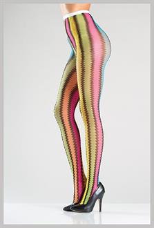 Zig-Zag Rainbow Pantyhose