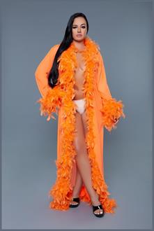 Glamour Robe Neon Orange