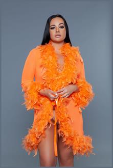 Lux Robe Neon Orange