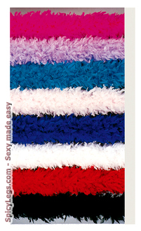150 Gram Feather Boa, 6Ft, Solid Color