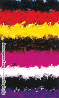 40 Gram Feather Boa, 6Ft Solid Color