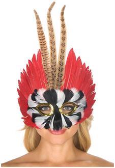 Feather mask