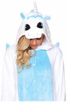 WHITE UNICORN Adult Onesie