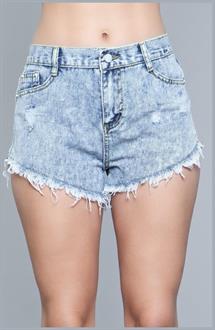 Short On Time Distressed Shorts