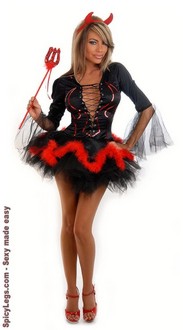 3 PC Sexy Devil Costume