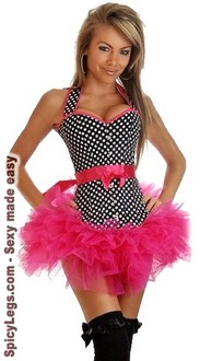 Rockabilly Belted Halter Corset and Pettiskirt