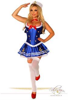 4 PC Sexy First Mate Sailor Costume