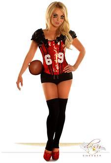2 PC Sexy Football Fantasy Costume