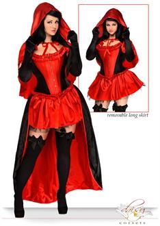 5 PC Sexy Red Riding Hood Costume