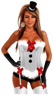 4 PC Sexy Frost Bitten Costume