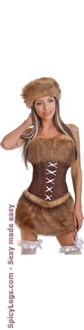 3 PC Sexy Eskimo Girl Costume