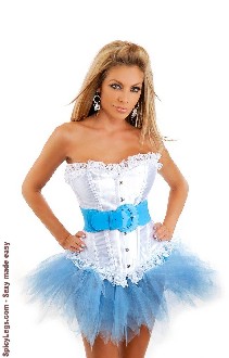 Burlesque Belted Corset and Pettiskirt