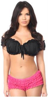 Black Peasant Top