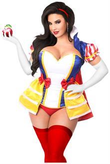 Lavish 5 PC Snow Princess Corset Costume