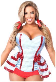 Lavish 3 PC Kansas Girl Corset Costume
