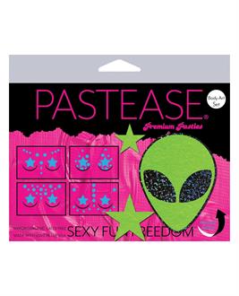 Pastease Body Set Glitter Alien  - Green