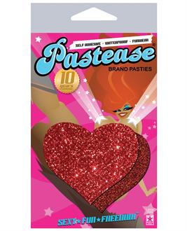 Pastease Red Glitter Heart