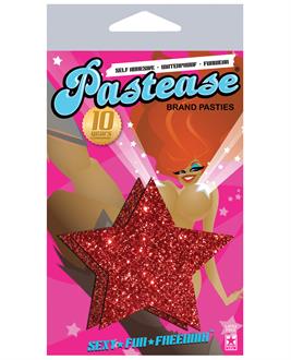 Pastease Red Glitter Star