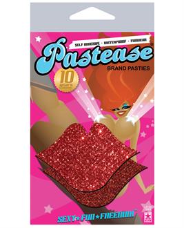 Pastease Red Glitter Lips