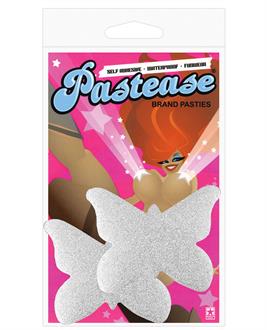 Silver Glitter Butterfly Pastease