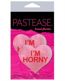 Pastease I'm Horny Heart - Pink/Red