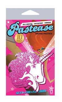 Pastease Unicorn Hot Pink Glitter on White O/S