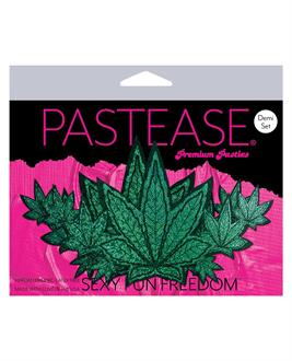 Pastease Demis Glitter Leaf - Green