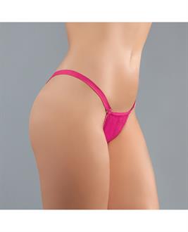 Adore Between the Cheats Wetlook Panty Hot Pink