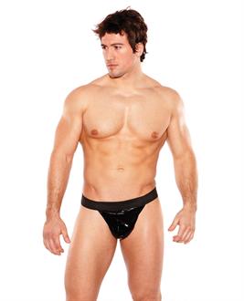 Zeus wet look thong