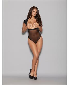 Lingerize Multiwear Teddy (Customize w/Your Favorite Bra) Black