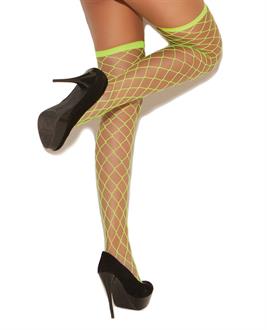 Neon Nites Fence Net Thigh Highs