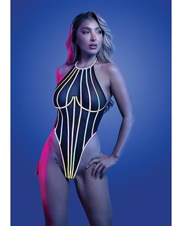 Solar Flare Flash Reflective Binding Halter Tie Teddy - Black