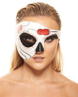 Kayso Day OF The Dead Rose Half Mask