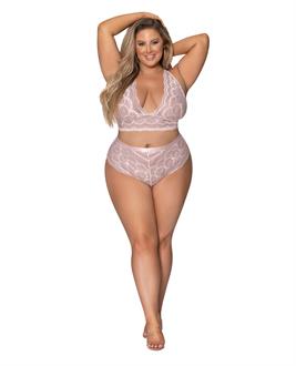 Seabreeze Strappy Back Cami and Short Blush
