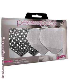 Dark Angel Hearts Pasties