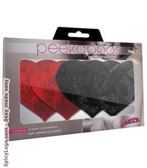 Stolen Kisses Hearts Pasties