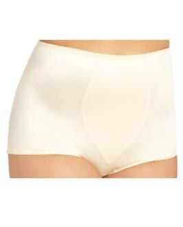 Rago Shapewear Rear Shaper Panty Brief Light Shaping w/Removable Contour Pads Beige