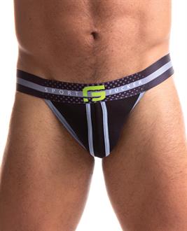 Sport Fucker Jersey Jock - Black/Black