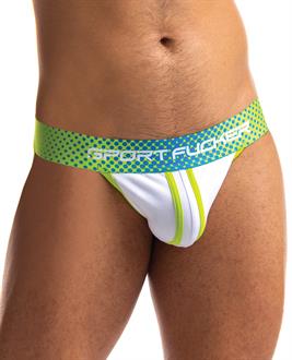 Sport Fucker Jersey Jock - Green/White